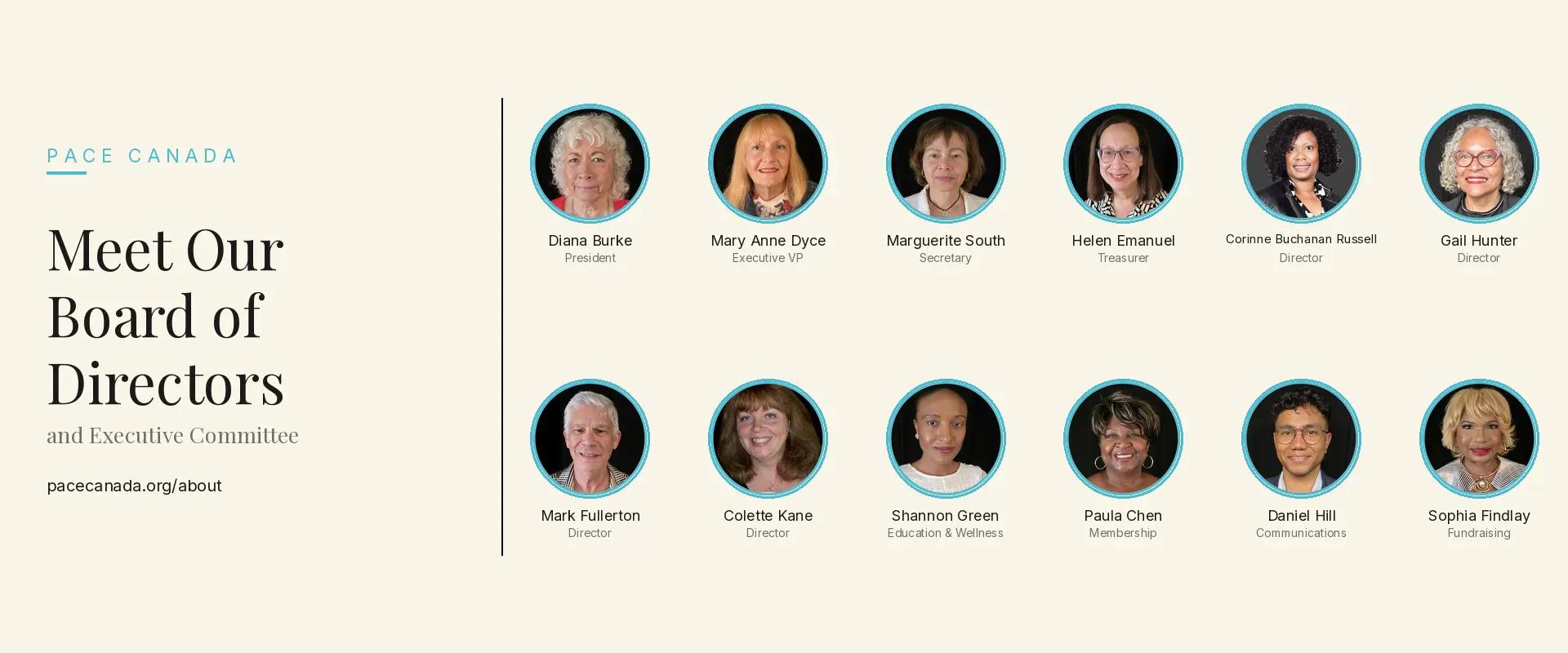 Pace Canada Board of Directors